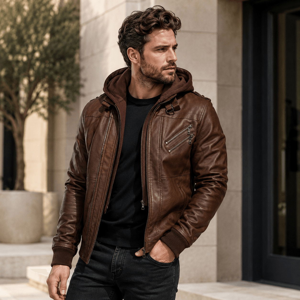 Olisa | Chaqueta De Cuero Heritage