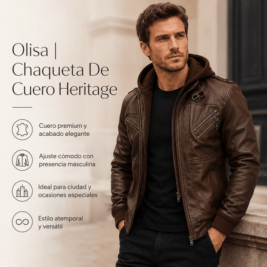 Olisa | Chaqueta De Cuero Heritage