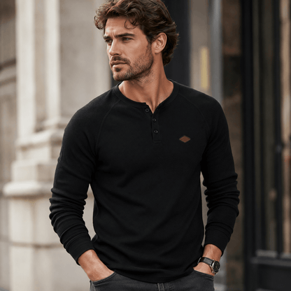 Leonar | Henley Estructurado Y Elegante Para Hombre