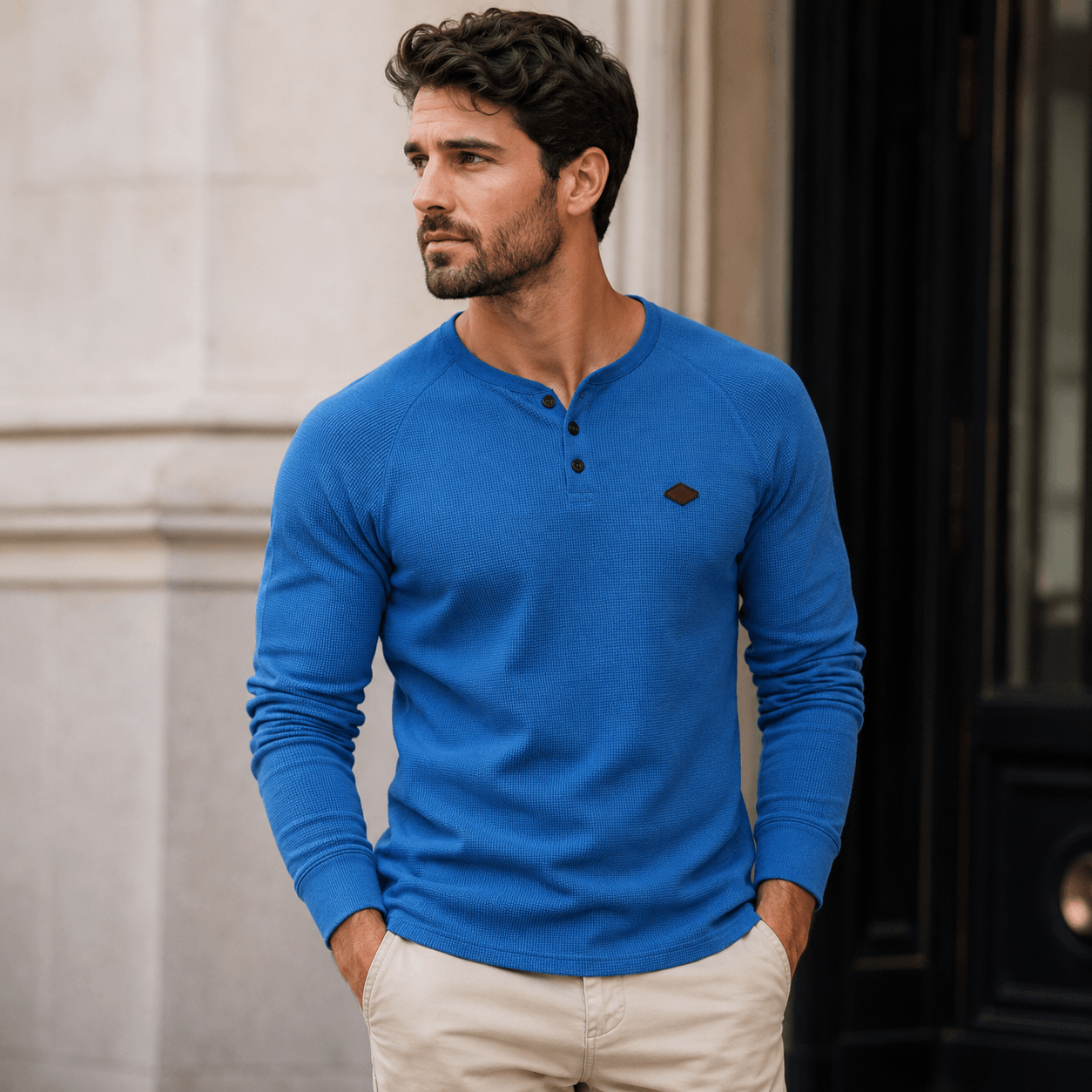 Leonar | Henley Estructurado Y Elegante Para Hombre