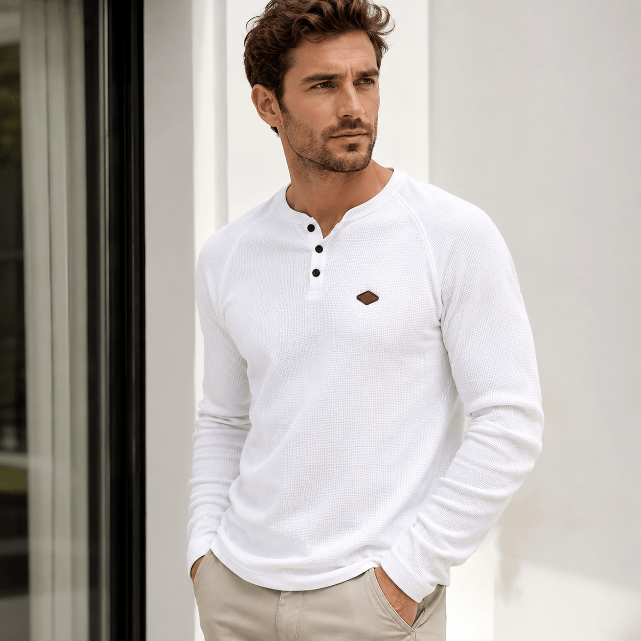 Leonar | Henley Estructurado Y Elegante Para Hombre