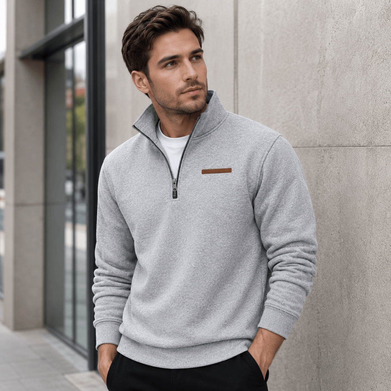 Lorenza - Sudadera Casual De Polar Para Hombre