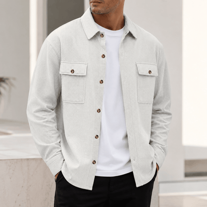 SveaKurd – Camisa de hombre en pana suave