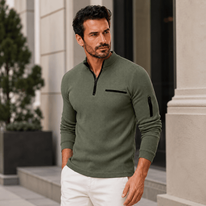 Gusteous | Camisa de manga larga con cremallera