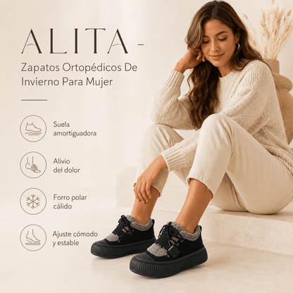 ALITA - Zapatos Ortopédicos De Invierno Para Mujer
