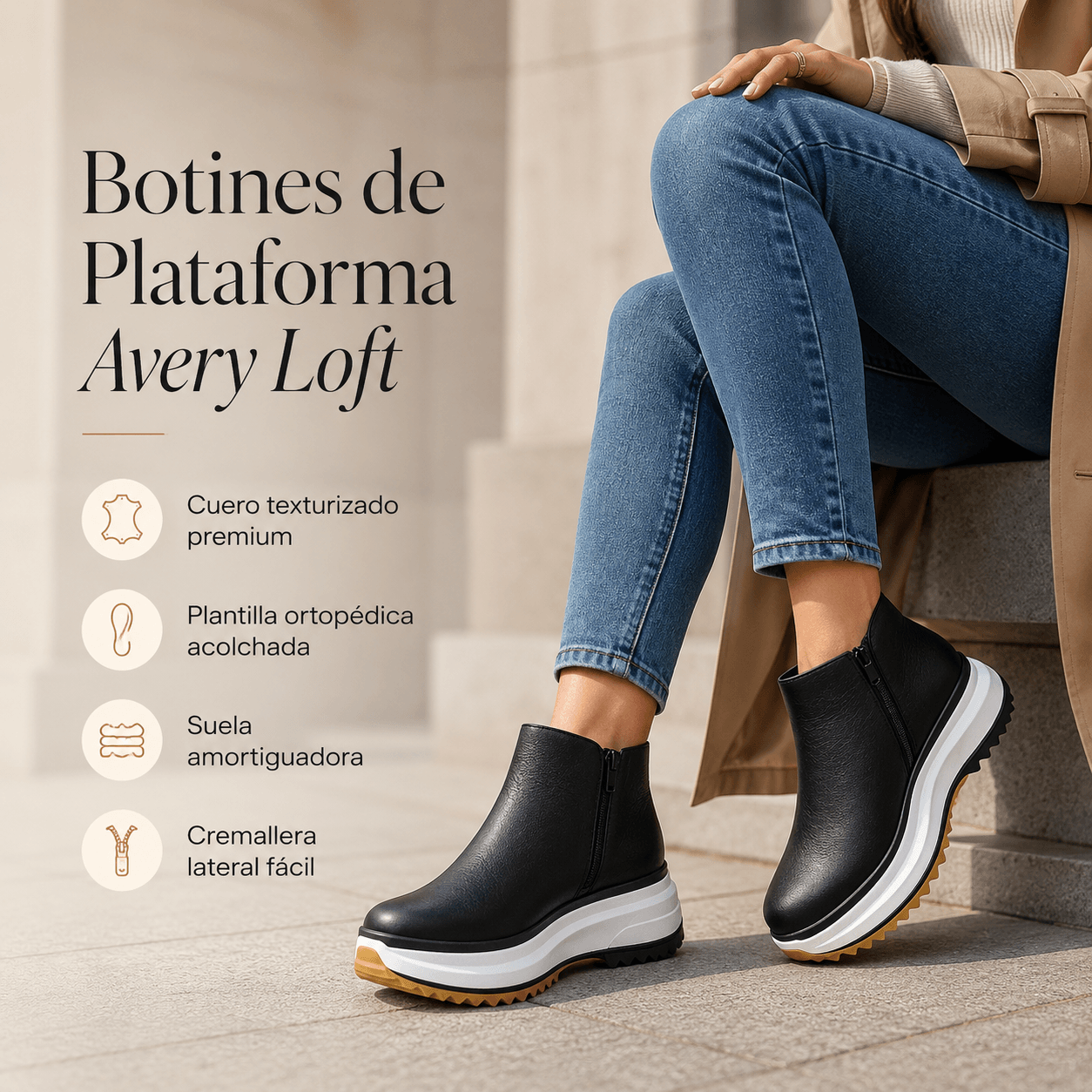 Botines de Plataforma Avery Loft