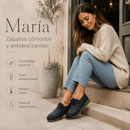 María | Zapatos cómodos y antideslizantes
