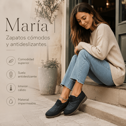 María | Zapatos cómodos y antideslizantes