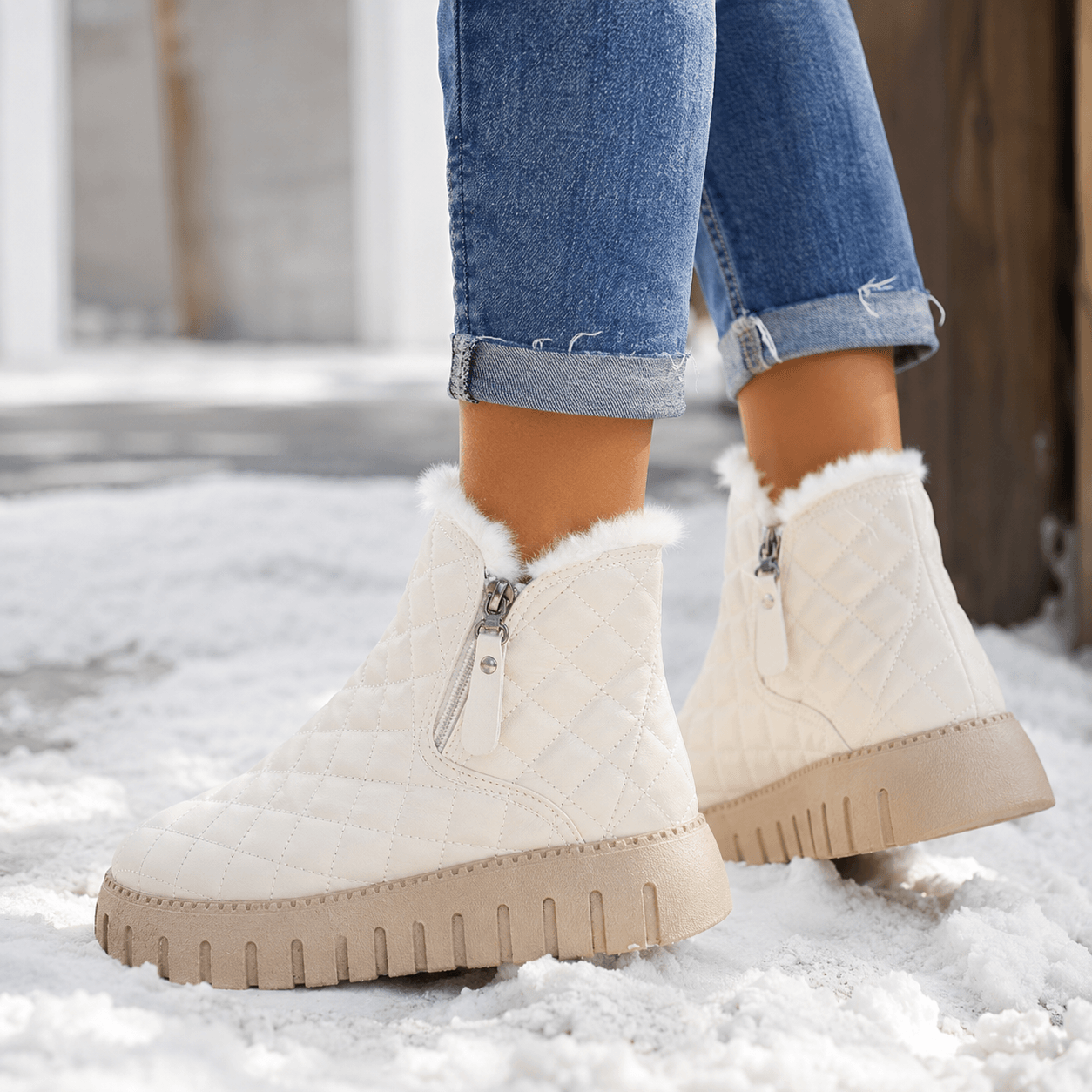 Hafsa - Bota De Nieve Cálida