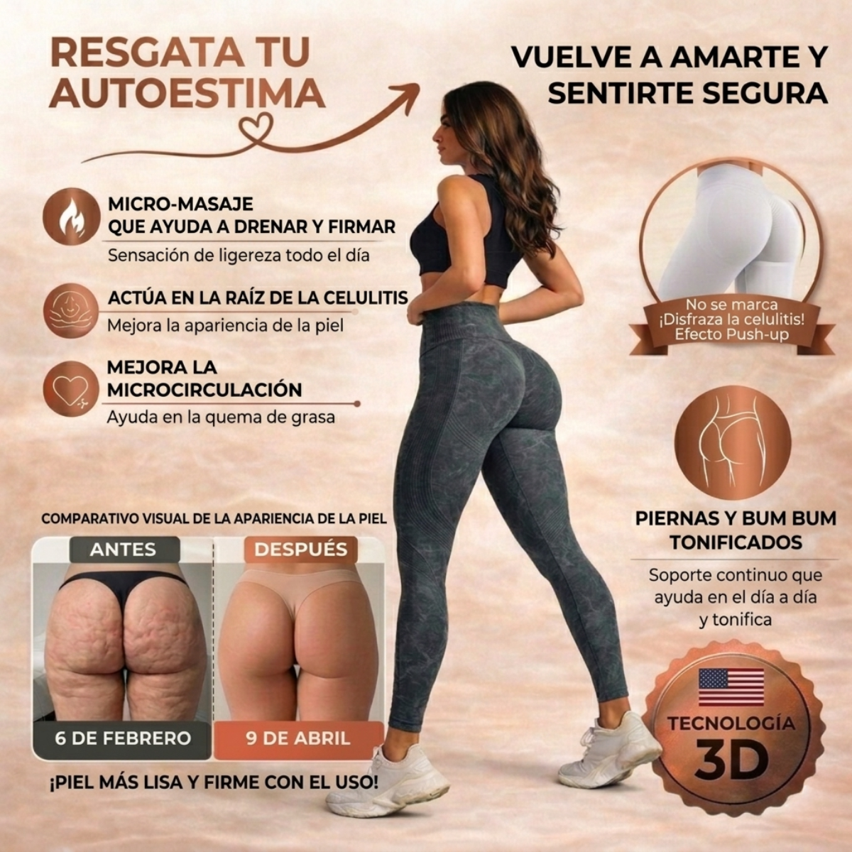 FITTABELLA SCULPT™ LEGGING 3D MOLDEADORA