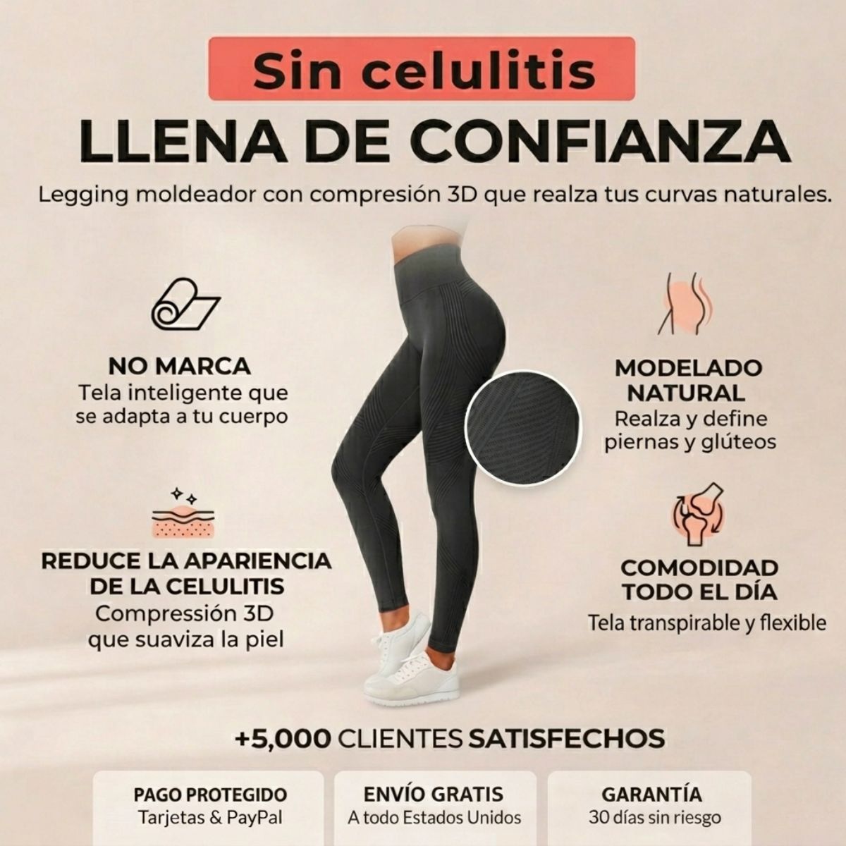 FITTABELLA SCULPT™ LEGGING 3D MOLDEADORA