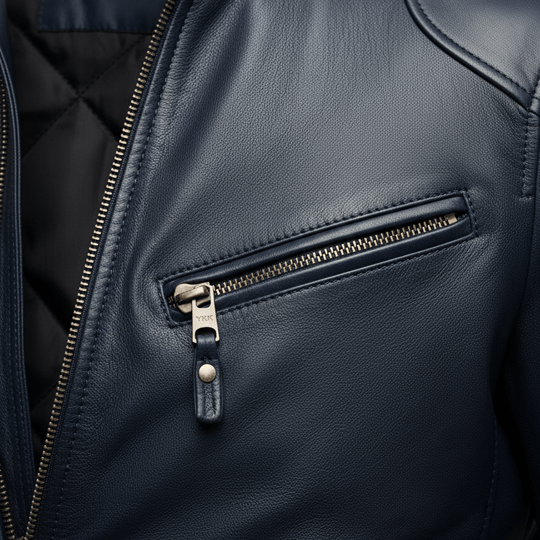 Álvarez | Chaqueta de Cuero Premium