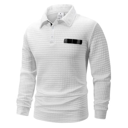 Abini | Polo De Jacquard Texturizado Para Hombre