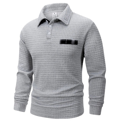 Abini | Polo De Jacquard Texturizado Para Hombre