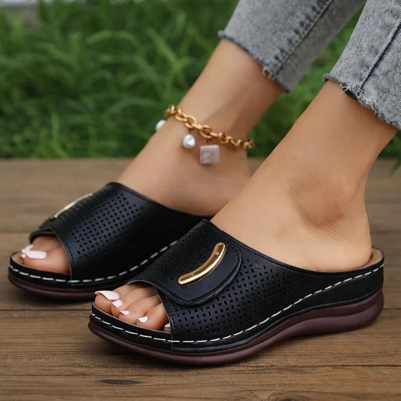 Sandalias Glamour Chic para Mujer – Elegantes con Brillo y Máximo Confort