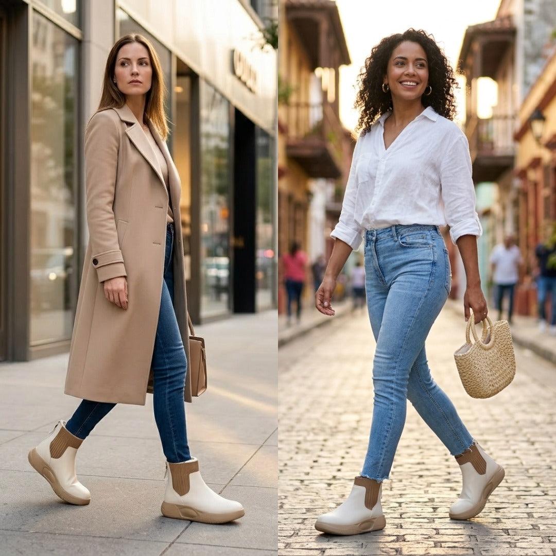 Botas CozyStep Impermeables de Invierno para Mujer – Forro Térmico, Antideslizantes y Súper Cómodas