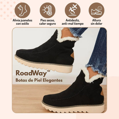RoadWay™ Botas de Piel Elegantes