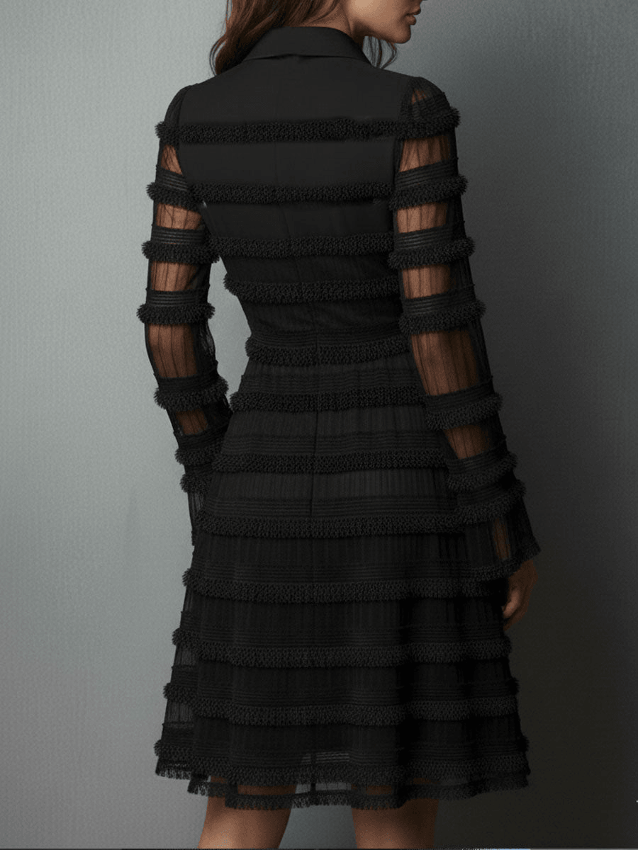 Rosalie™ | Vestido Mini Elegante con Escote en V Profundo