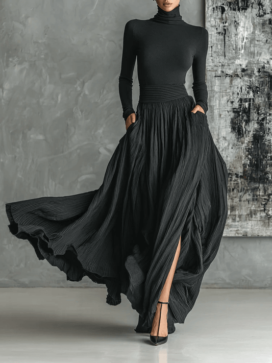 Eva™ | Conjunto elegante con falda plisada