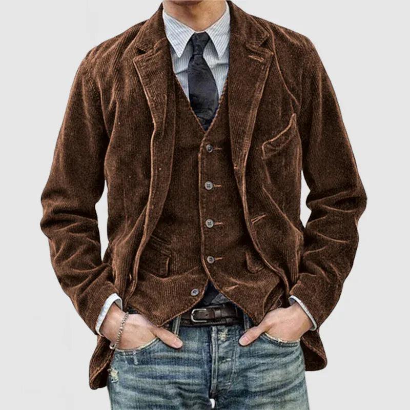 Juan | Conjunto De Chaqueta Y Chaleco De Pana