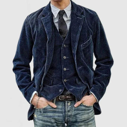 Juan | Conjunto De Chaqueta Y Chaleco De Pana