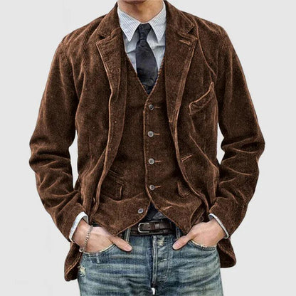 Juan | Conjunto De Chaqueta Y Chaleco De Pana