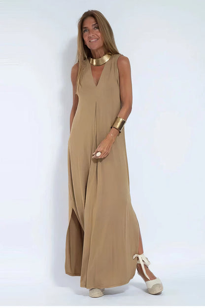 Ava™ | Elegante vestido largo + cárdigan a juego de REGALO