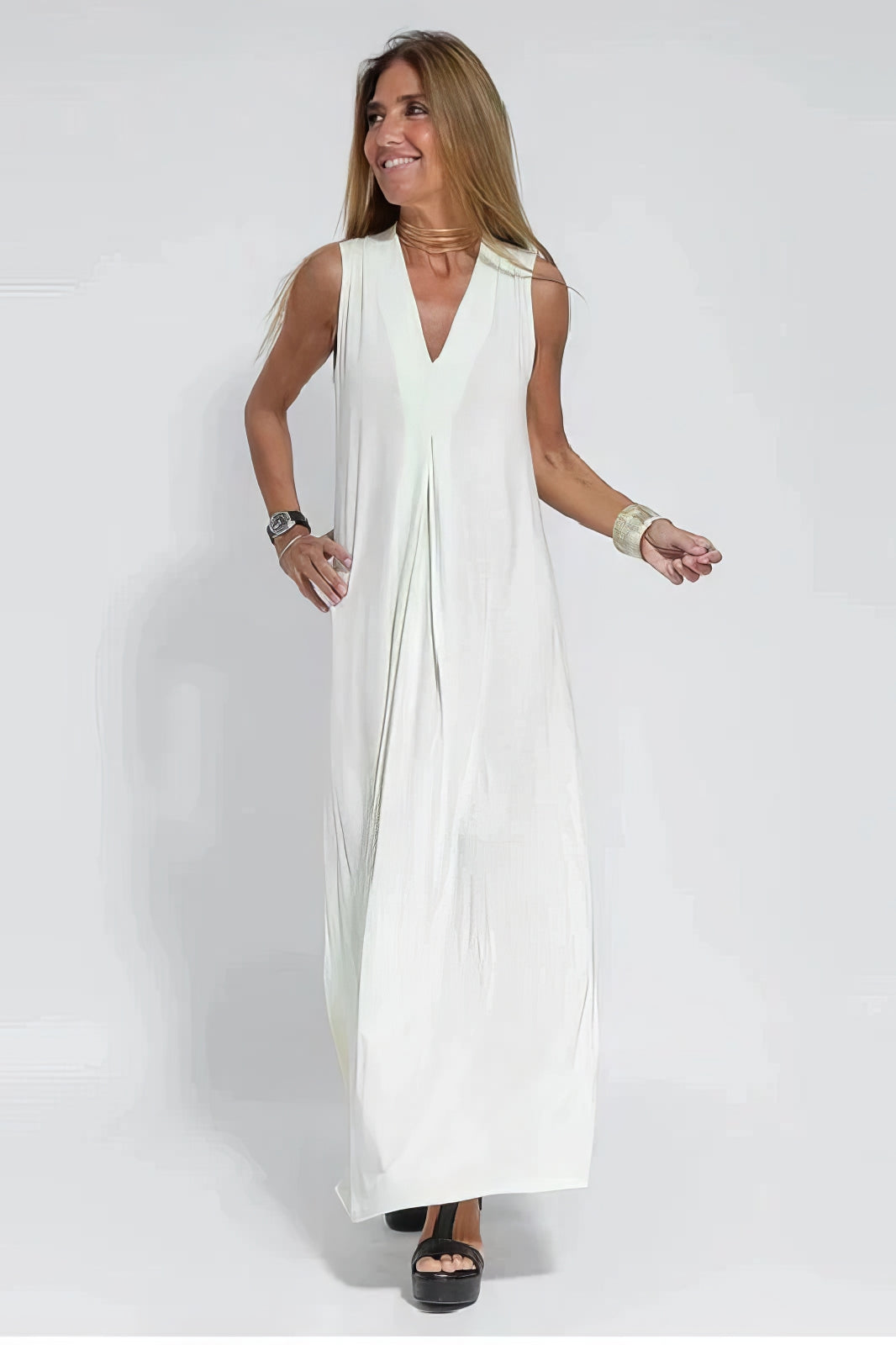 Ava™ | Elegante vestido largo + cárdigan a juego de REGALO